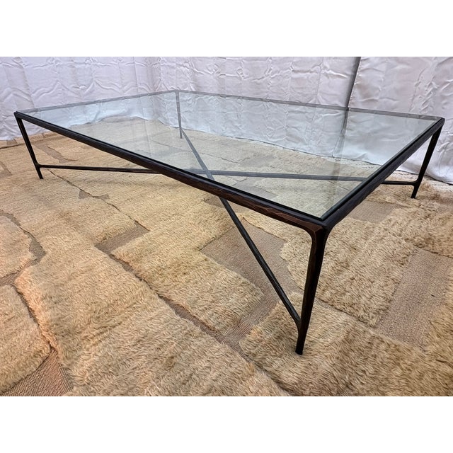 Rh Thaddeus Rectangular Coffee Table For Sale - Image 17 of 18