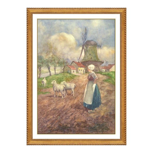 Late 19th Century Milkmaid, Julien Dupré For Sale