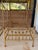 An impressive pair of twin canopy beds crafted from extremely heavy metal with decorative faux bamboo detailing. Tall,...