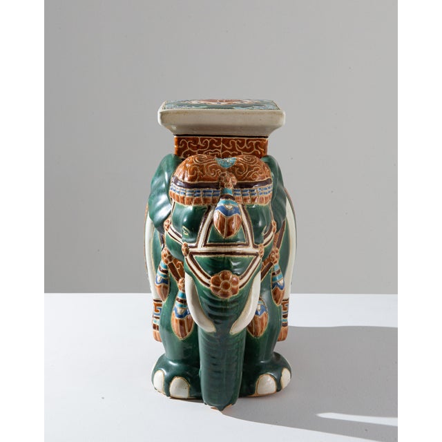 1960s French Ceramic Elephant For Sale - Image 10 of 13