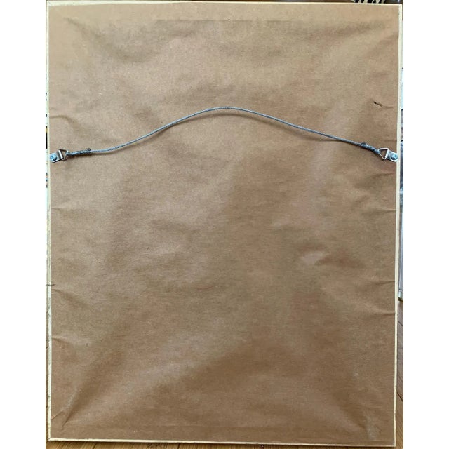 1940s Clarence Busch Framed Portrait of a Woman For Sale - Image 5 of 6