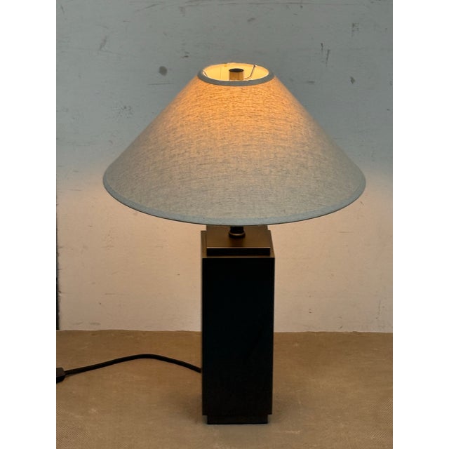 Restoration Hardware Square Column Table Lamp For Sale - Image 12 of 12