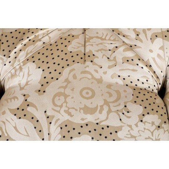 Vintage Classic Tufted Silk Loveseat For Sale - Image 9 of 10