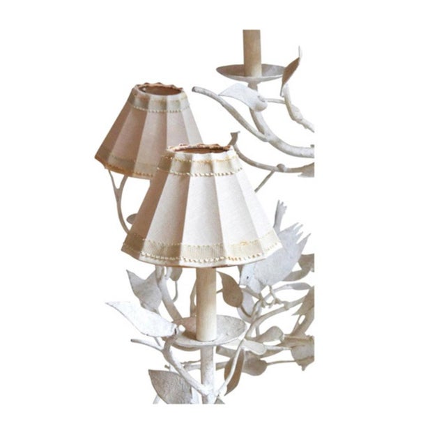 Mid 20th Century Wrought Iron Tree Branch Chandelier For Sale - Image 5 of 6