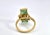 1930s Art Nouveau Diamond and Plique a Jour Ring, Size 6 For Sale - Image 10 of 13