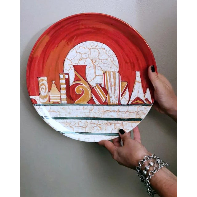 Vintage Swiss Plate by "Costa Ceramiche D'Arte" For Sale - Image 11 of 13