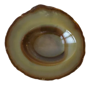 Onyx Agate Geode Jewelry Dish or Decorative Object