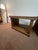 1970s Set of Two Postmodern Cube Side Tables With Brass Corner Brackets For Sale - Image 12 of 12