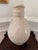 Late 20th Century Large Ivory Crackle Glaze Ceramic Floor Vase For Sale - Image 5 of 8