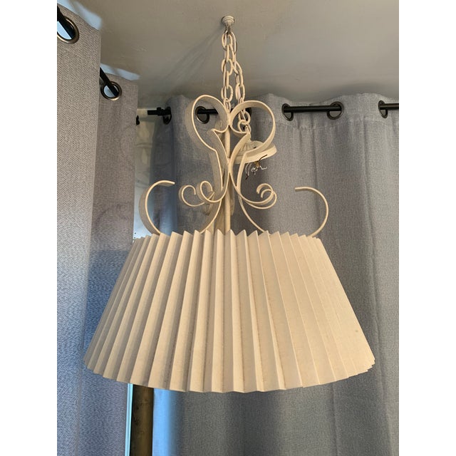 1960s Vintage Iron Chandelier For Sale In Los Angeles - Image 6 of 6