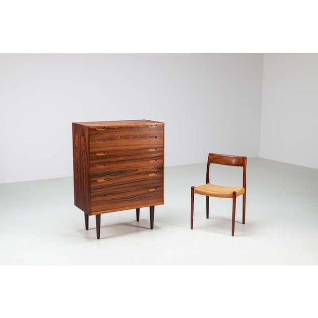Rosewood Chest of Drawers by Svend Langkilde for Langkilde Møbler, Denmark, 1960s For Sale - Image 6 of 13