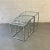 1970s Set of 3 Vintage Mid Century Modern Chrome & Glass Nesting Tables For Sale - Image 5 of 9