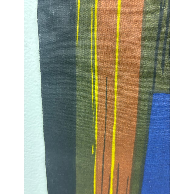 Textile Claeson Roempke Scandinavian Print on Fabric “Study of a Woman” For Sale - Image 7 of 8