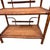 Mid 20th Century Vintage Petite Pagoda Rattan and Seagrass Bookcase Etagere For Sale - Image 5 of 10