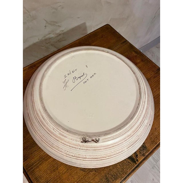 Ceramic Ceramic Dish by Henri Bequet, Belgium, 1940s For Sale - Image 7 of 10