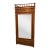 19th C Faux Bamboo Mirrored Armoire Wardrobe Cabinet For Sale