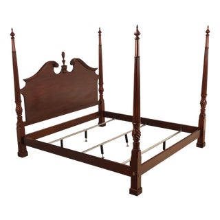 Henkel Harris King Mahogany Poster Bed For Sale