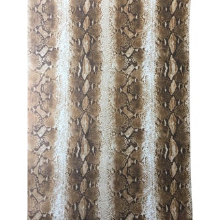 Ronald Redding Python Faux Design Wallpaper Rolls - Set of 12 For Sale