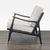 Mid-Century Modern Anthropologie Mid-Century Modern Style Lounge Chair With Cream Cushions For Sale - Image 3 of 6