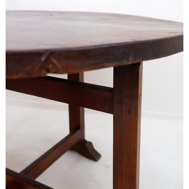 Foldable Winemaker's Table in Oak For Sale - Image 10 of 15