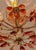 Large Vintage Amber Crystal Flower Chandelier, 1970s For Sale - Image 11 of 13