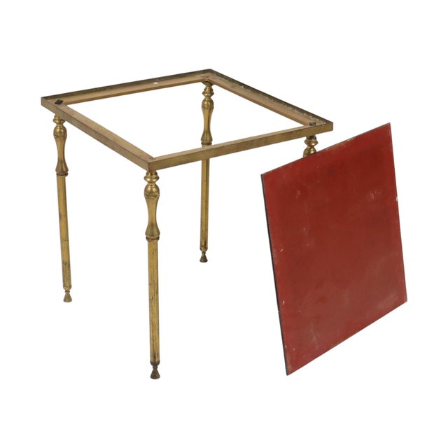 Brass Side Table from Maison Jansen, France, 1960s For Sale - Image 18 of 18