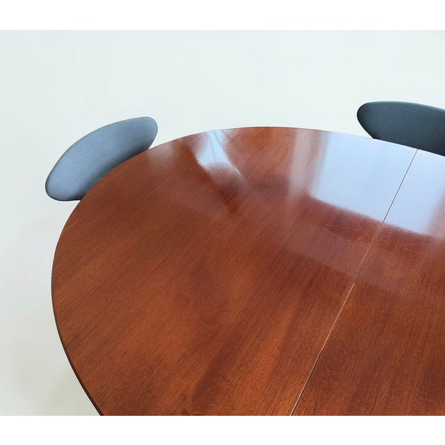 Mid-20th Century Hepplewhite Mahogany Dining Table with Extension, Denmark For Sale - Image 13 of 17