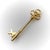 Tiffany and Co. Vintage 14k Gold Tiffany & Co. Key Brooch For Sale - Image 4 of 10