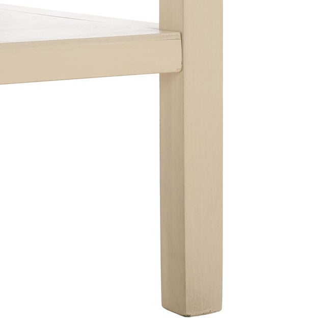 Early 21st Century Starlyn Scalloped Accent Table in Sand For Sale - Image 5 of 8