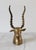 Mid-Century Modern Vintage Brass Antelope Sculpture For Sale - Image 3 of 12