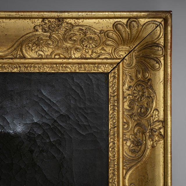 Black Biedermeier Artist, Portrait of an Older Gentleman, Early 19th Century, Oil on Canvas For Sale - Image 8 of 9