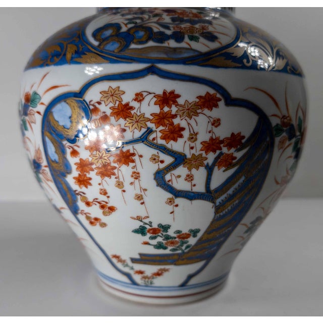 19th Century Japanese Imari Polychrome Baluster Form Vase in Chinoiserie Taste For Sale - Image 16 of 18