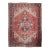 TRUE KING Mighty Iconic Antique Karaja Deep Strawberry Rug 10.6 x 13 For Sale