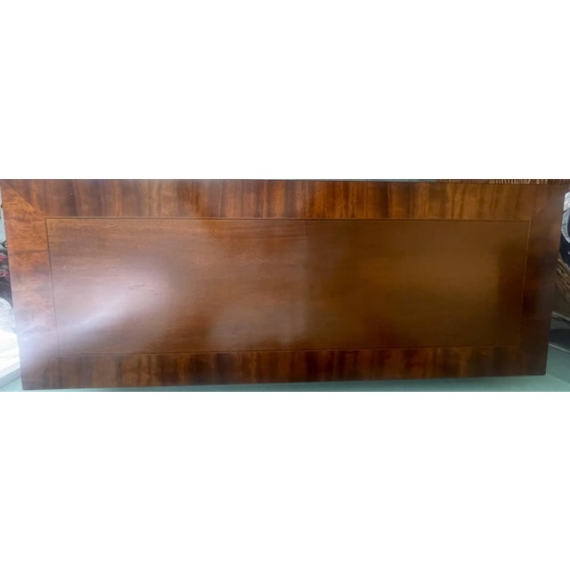 Late 20th Century Councill Craftsman Mahogany Georgian Style Console For Sale - Image 5 of 6