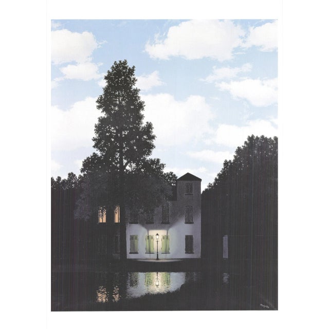 Artist: Rene Magritte Title: L'Empire des Lumieres Year: 2014 Signed: No Medium: Offset Lithograph Paper Size: 27.5 x...