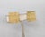 Metal Vintage 1980 Signed Napier Ad Piece Goldtone Square Clip Earrings-2 Pieces For Sale - Image 7 of 8