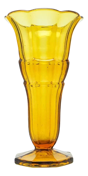 Art Deco Glass Vase from Val Saint Lambert, Belgium, 1950s