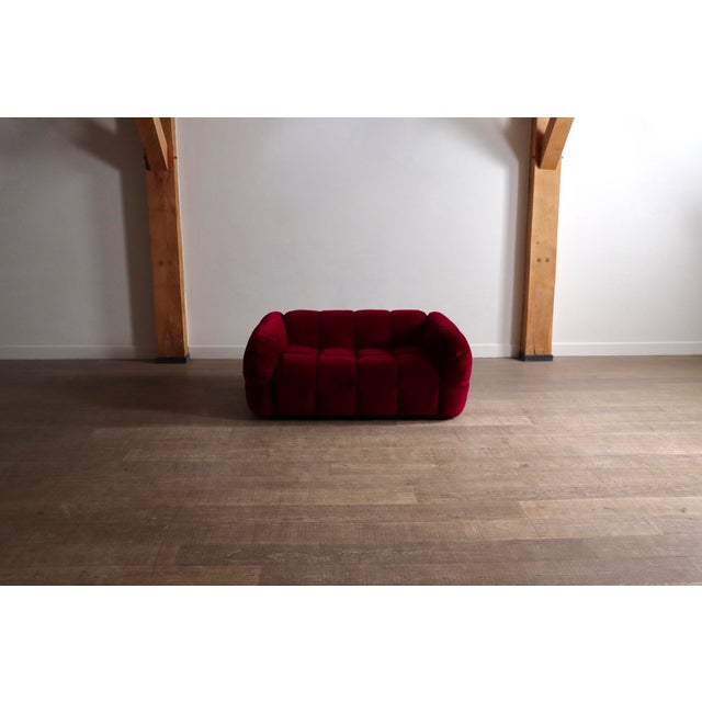Strips Sofa in Velvet by Cini Boeri for Arflex, Italy, 1968 For Sale - Image 6 of 11