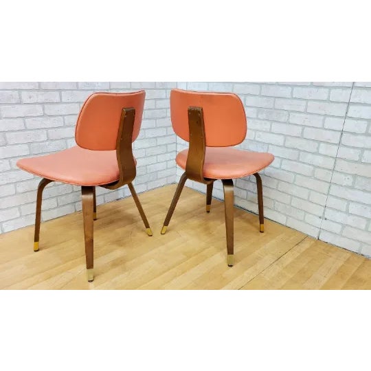 Mid Century Modern Bentwood Accent Side Chairs for Thonet - Pair For Sale In Chicago - Image 6 of 10