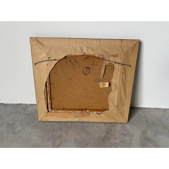 1970’s Vintage Impressionist Spanish Countryside Landscape Oil on Masonite Painting For Sale - Image 9 of 9