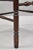Early 20th Century Antique American Primitive Cherry Wood Woven Rush Seat Ladder Back Side Chair For Sale - Image 10 of 11