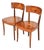 Italian Louis XVI Kingwood Inlaid Marquetry Side Chairs or Dining Chairs, Pair For Sale