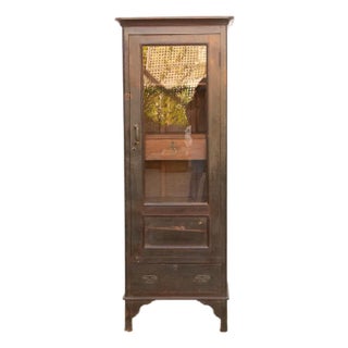 19th Century Handsome Colonial Vitrine Cabinet For Sale