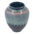 1980s Bill Campbell Large Studio Art Drip Glaze Pottery Vase For Sale
