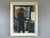 A MOMENT TO READ Size: 29.1 x 23.4 inches (including frame) Oil on canvas A contemplative mid-century interior scene that...