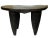 African Solid hand carfted of one piece of wood stool/table by the Senufo Cote D'ivoire . Senufo stools are never figural...