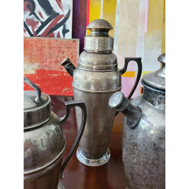 Mid-Century Modern Vintage Mid Century Modern Cocktail Shakes- Set of 3 For Sale - Image 3 of 6