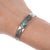 5 5/16" c1930's Navajo Stamped Ingot silver bracelet with turquoise Marked or unmarked as shown in pics, weight and other...