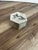 Vintage Chinese Stone Trinket Box, Hexagon shape