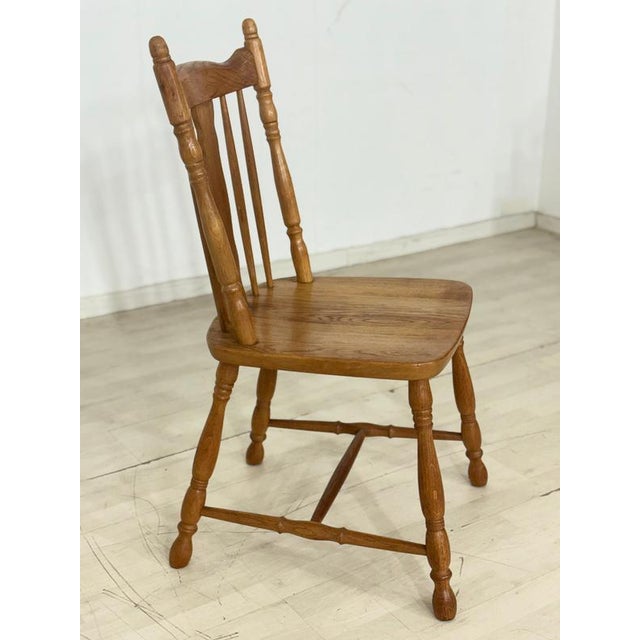 Country-Style Dining Chair in Wood For Sale - Image 4 of 8